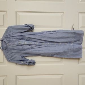 NWOT stripe button up dress
